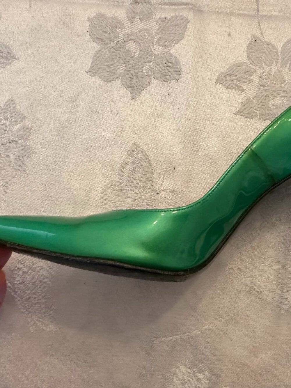 Stuart Weitzman FEVER Turquoise Quasar Patent Pumps – Size 7.5M